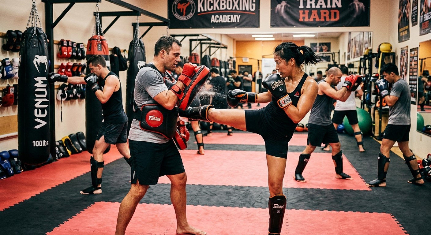 Clase de Kickboxing en Soldados GYM